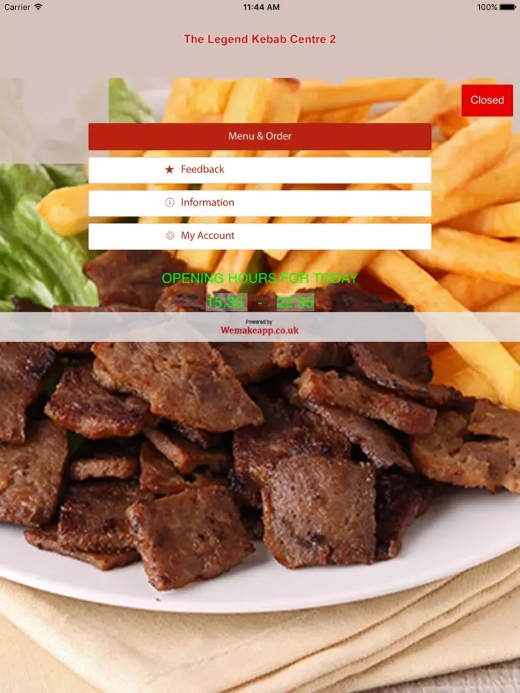 The Legend Kebab Centre 2 iPad  स्क्रीनशॉट