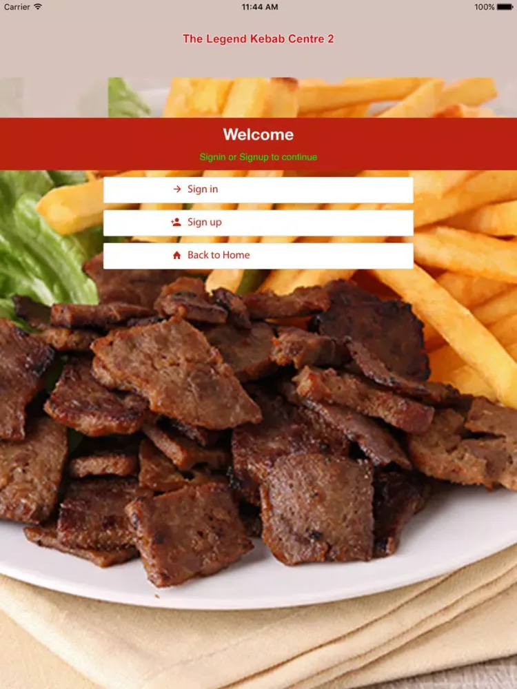 The Legend Kebab Centre 2 iPad  स्क्रीनशॉट