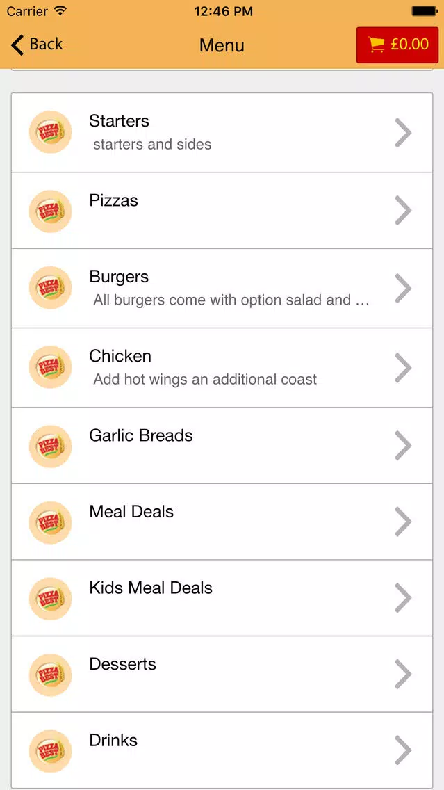 Captures d'écran de Pizza Best