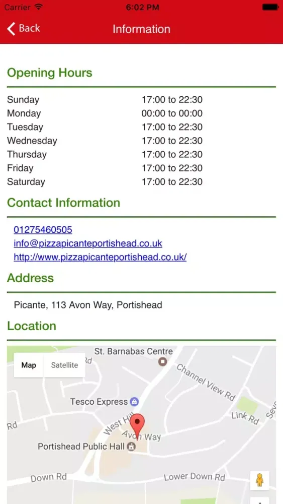 Pizza Picante Portishead سکرین شاٹس