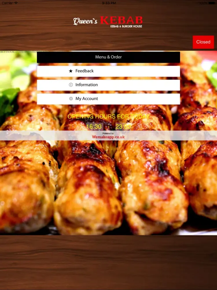 Queens Kebab iPad 应用截图