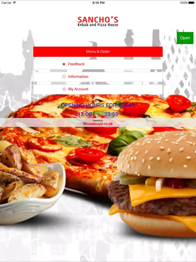 Sanchos Takeaway iPad 应用截图