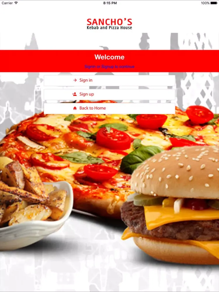 Sanchos Takeaway iPad 应用截图