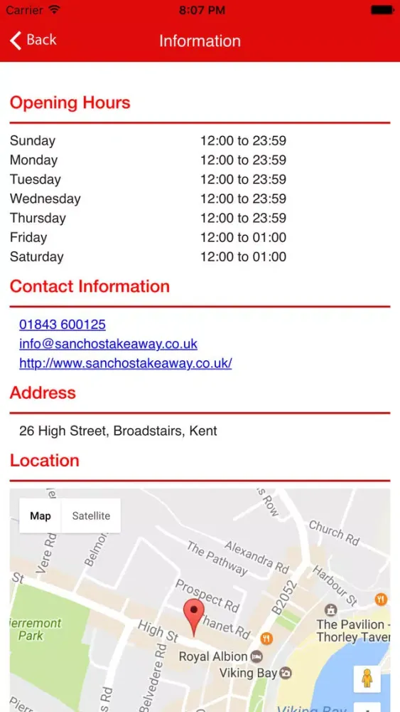 Sanchos Takeaway应用截图