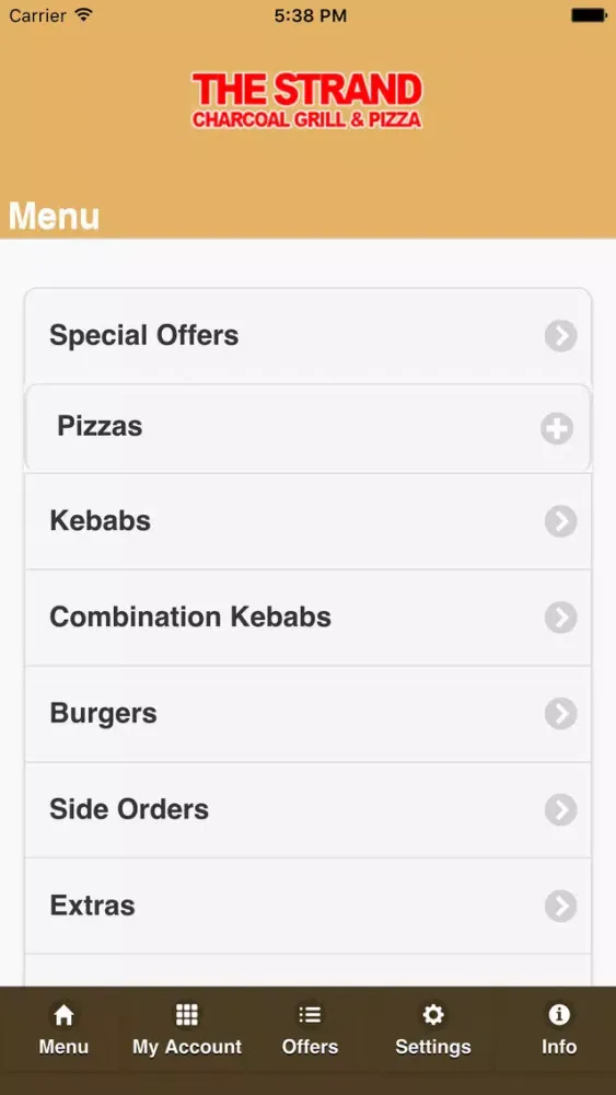 Screenshot di The Strand Charcoal Grill
