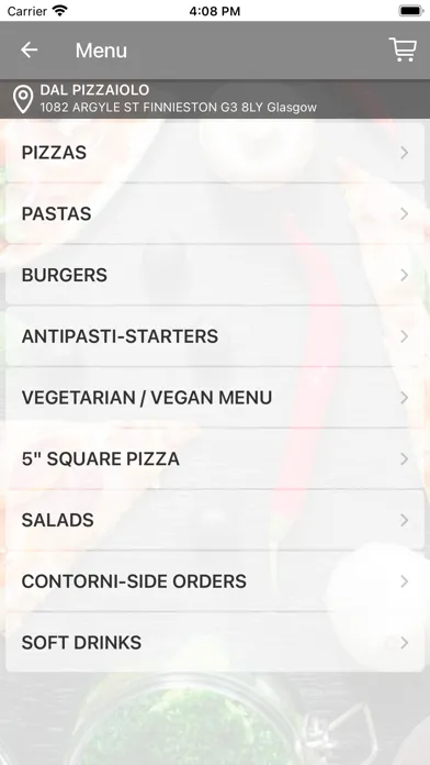 Captures d'écran de Dal Pizzaiolo