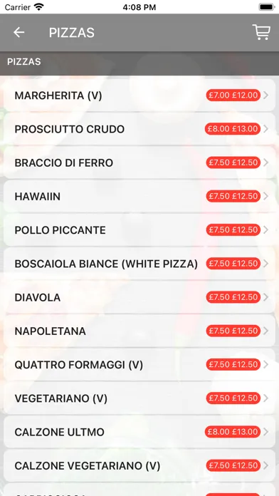 Captures d'écran de Dal Pizzaiolo