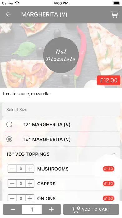 Captures d'écran de Dal Pizzaiolo