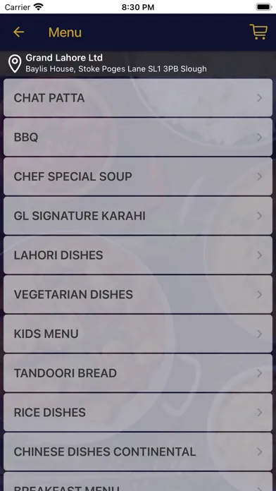 Ảnh chụp màn hình của Grand Lahore