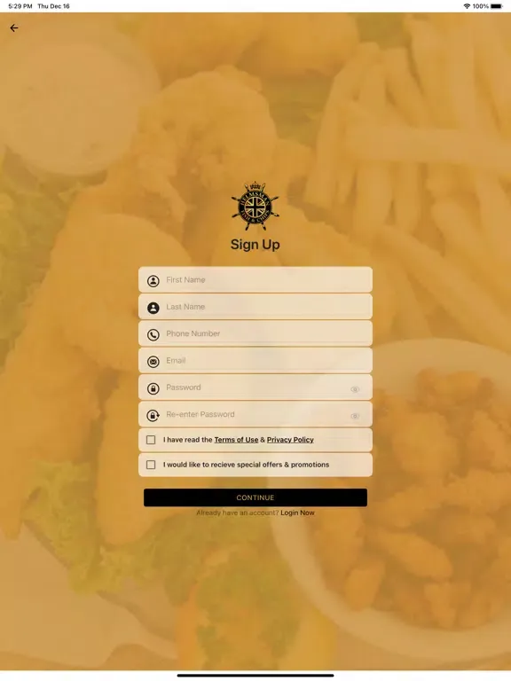 Zrzuty ekranu Helmsman Fish Bar iPad 