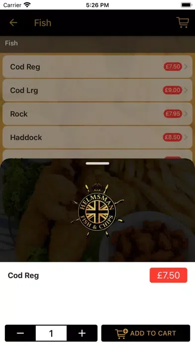 Zrzuty ekranu Helmsman Fish Bar