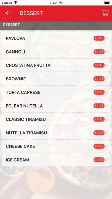 Ảnh chụp màn hình của Italian Bistro