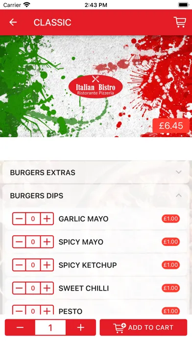 Ảnh chụp màn hình của Italian Bistro