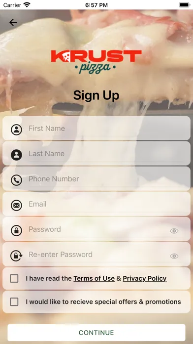 Krust Pizza سکرین شاٹس