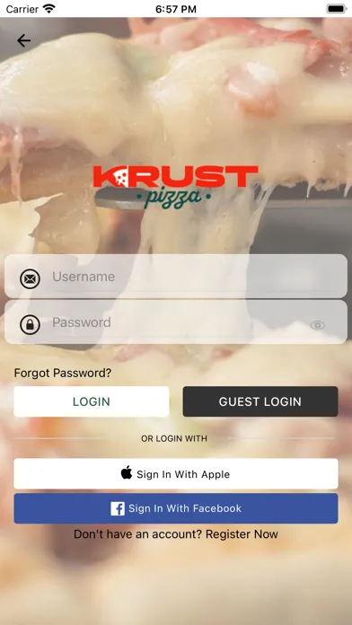 Krust Pizza سکرین شاٹس