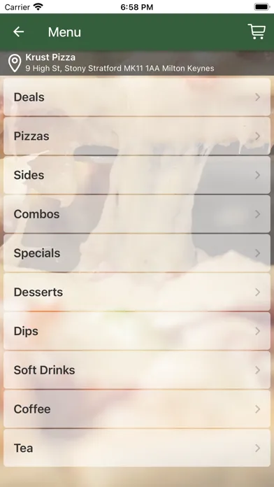 Krust Pizza سکرین شاٹس