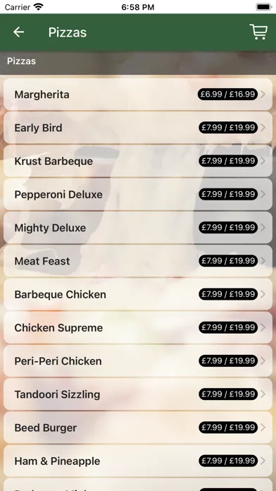 Krust Pizza سکرین شاٹس