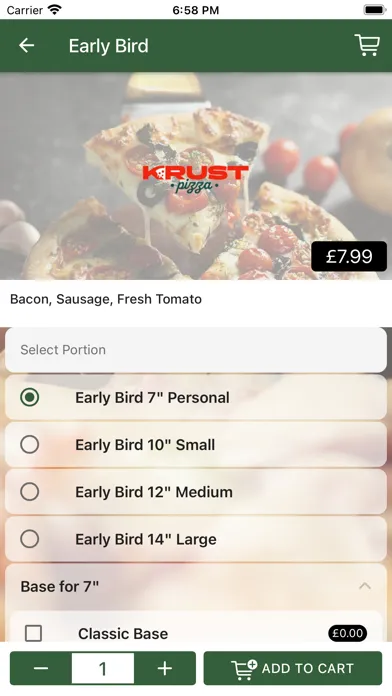 Krust Pizza سکرین شاٹس