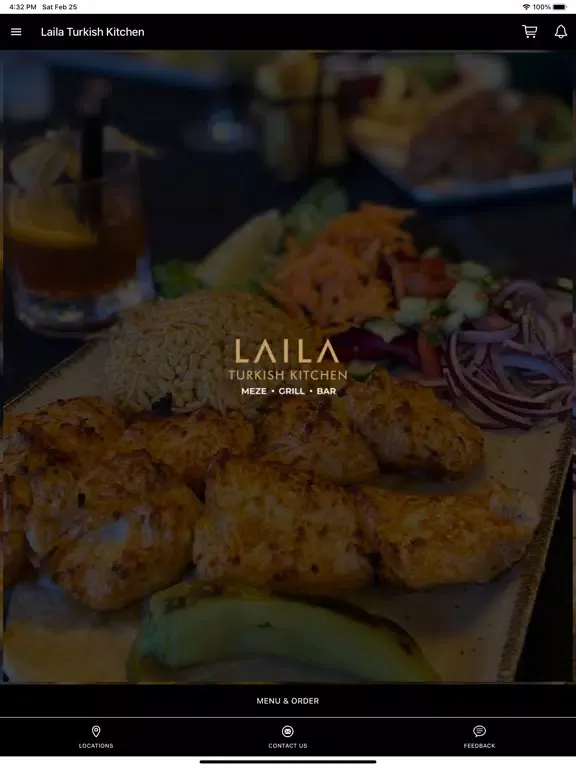 Ảnh chụp màn hình của Laila Turkish Kitchen iPad 