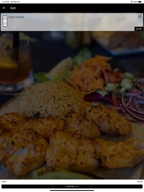 Ảnh chụp màn hình của Laila Turkish Kitchen iPad 