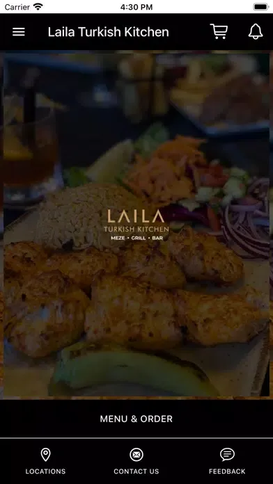 Ảnh chụp màn hình của Laila Turkish Kitchen