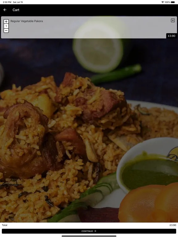 Tangkapan skrin Mountain Spice iPad 