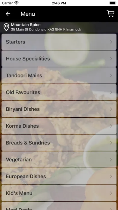 Tangkapan skrin Mountain Spice