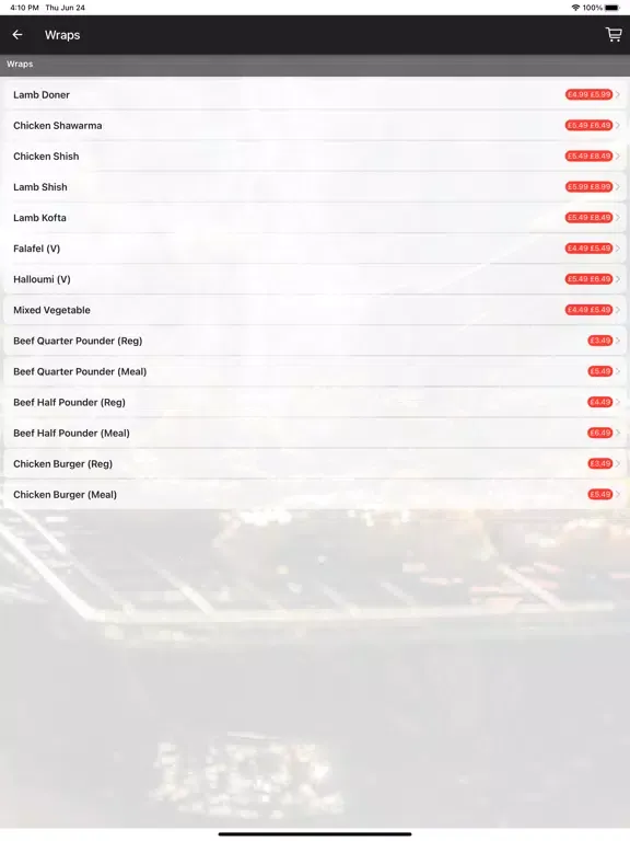 Quick Meal iPad  স্ক্রিনশট