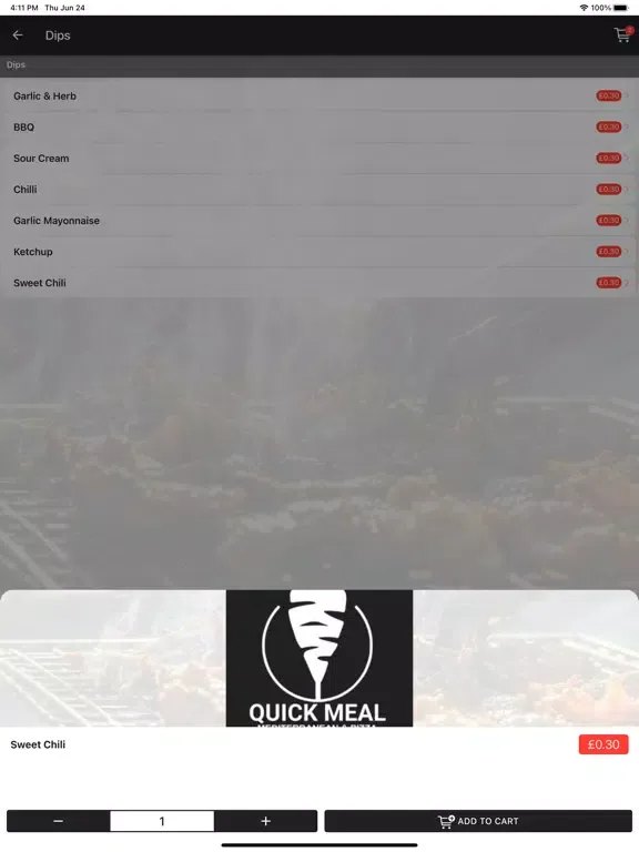 Quick Meal iPad  স্ক্রিনশট