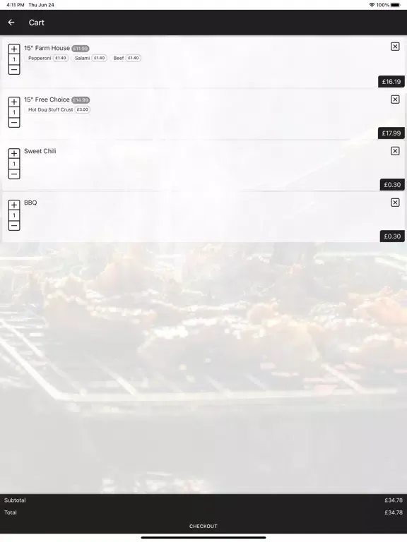 Quick Meal iPad  স্ক্রিনশট