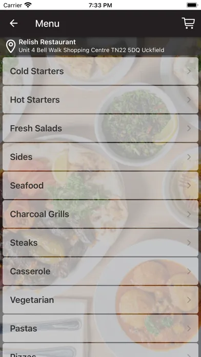 ภาพหน้าจอของ Relish Restaurant