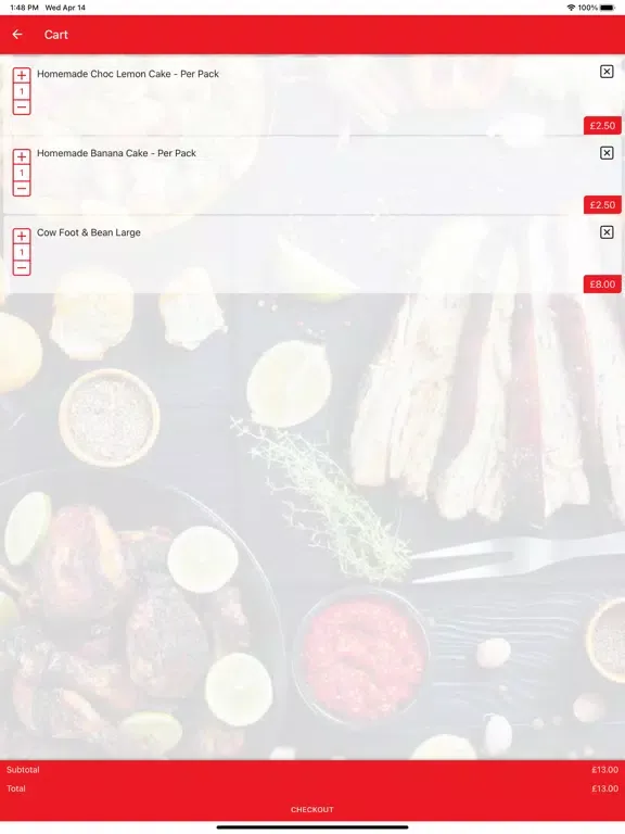 Tangkapan layar Simply D Food iPad 
