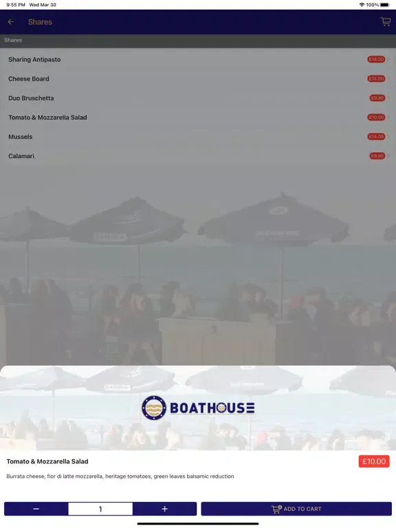 The Boathouse Edinburgh iPad 应用截图
