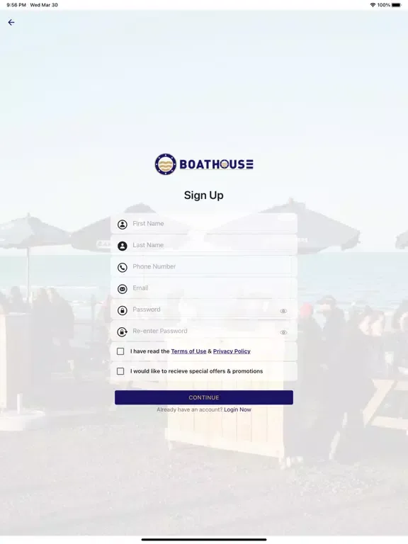 The Boathouse Edinburgh iPad 应用截图