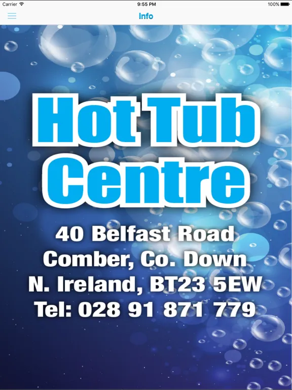 ภาพหน้าจอของ Hot Tub Chemicals Ireland iPad 