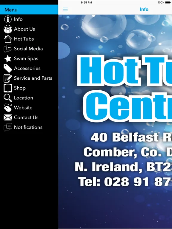 ภาพหน้าจอของ Hot Tub Chemicals Ireland iPad 