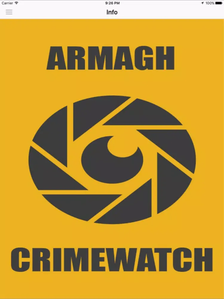 Armagh Crime Watch iPad  स्क्रीनशॉट