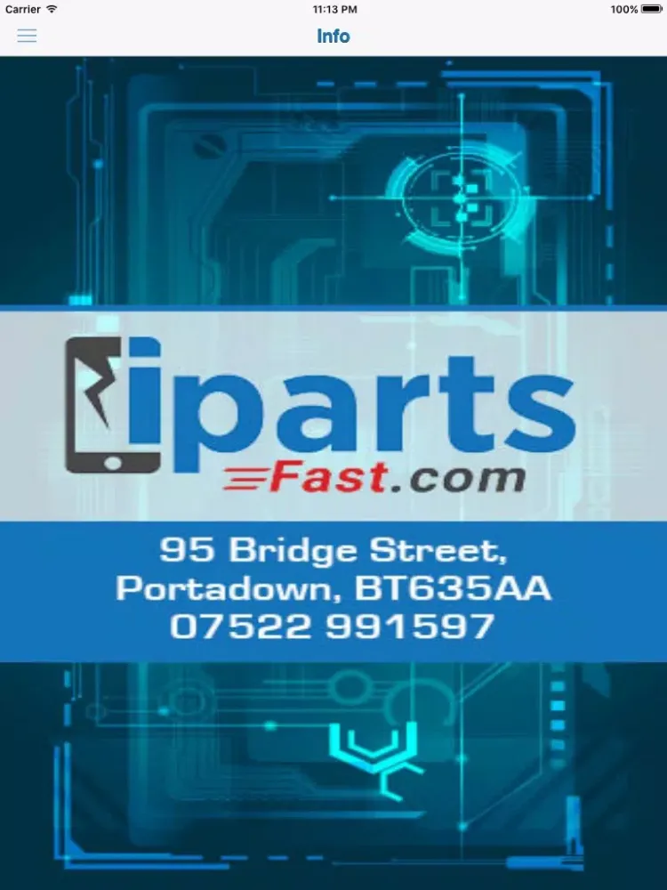 IPartsfast iPad  스크린샷