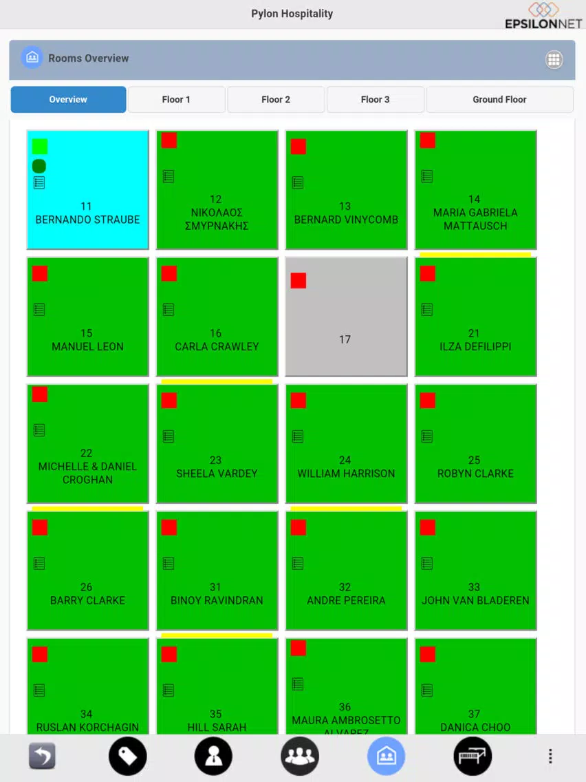 Zrzuty ekranu Pylon Hospitality 17.03 iPad 