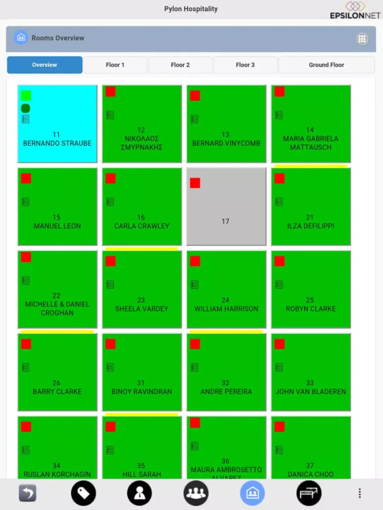 Pylon Hospitality 17.03 iPad  スクリーンショット