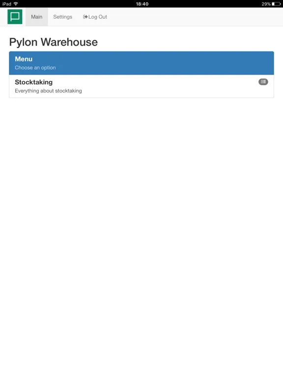 Screenshot di Pylon WMA iPad 