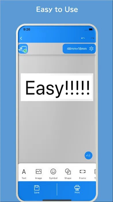 تصاویر Epson Label Editor Mobile