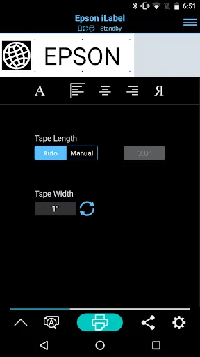 Epson iLabel Screenshots