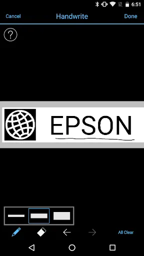 Epson iLabel Screenshots