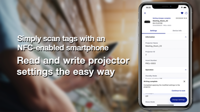 Zrzuty ekranu Epson Projector Config Tool