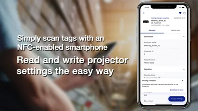 Tangkapan skrin Epson Projector Config Tool