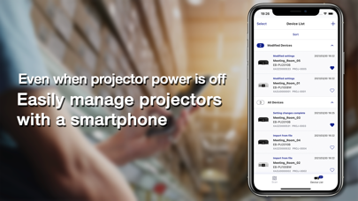 Zrzuty ekranu Epson Projector Config Tool