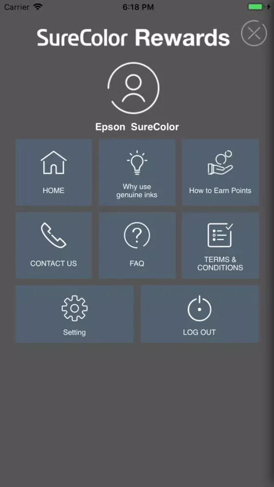 Epson SureColor Rewards應用截圖