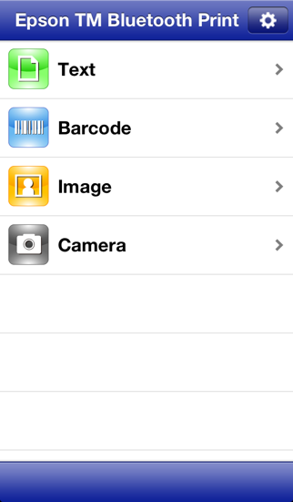 Captures d'écran de Epson TM Bluetooth Print