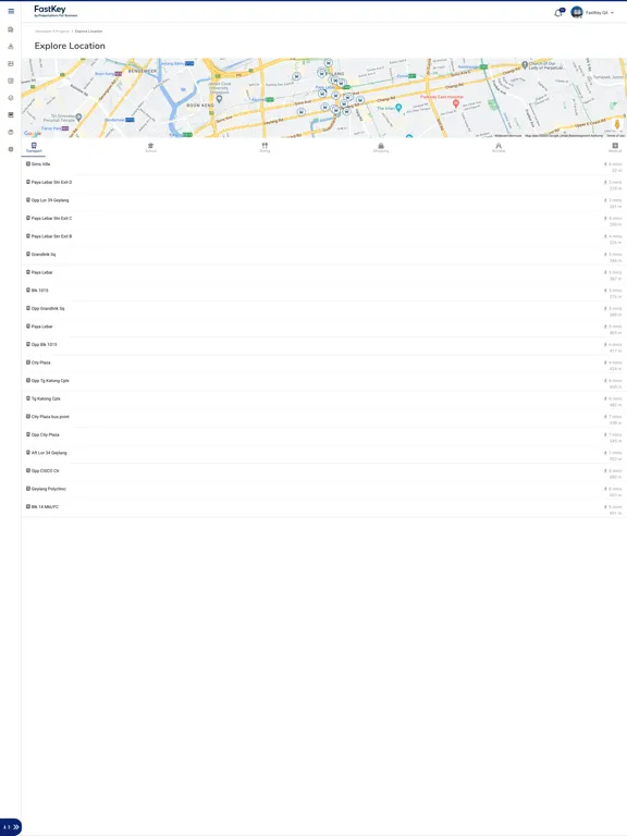 Tangkapan layar Meridian Intl iPad 